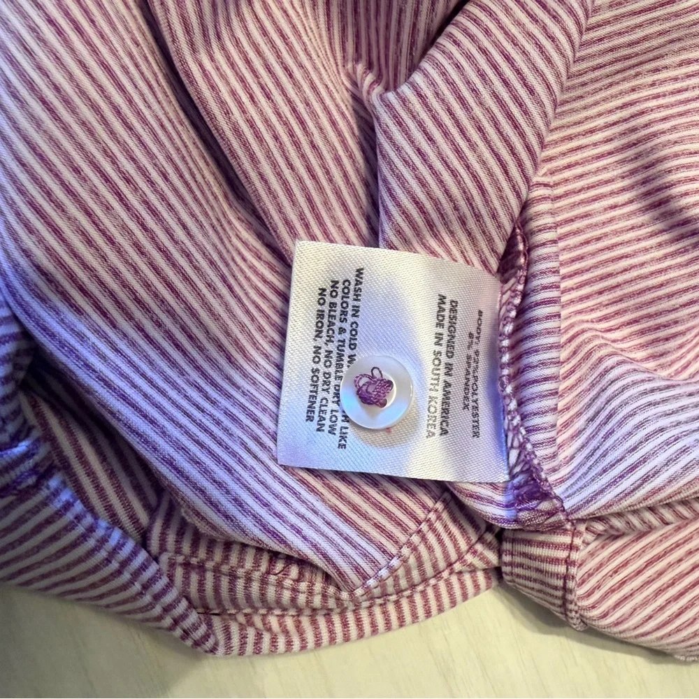 Rhoback “The Whaler” Men's Long-Sleeve Lavendar Polo - Picture 3 of 15